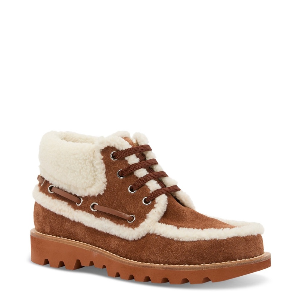 *NWT* Valentino Garavani Women's Palm Avenue Shearling Desert Boots